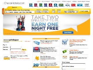 Web site www.choicehotels.com, Rodeway Inn